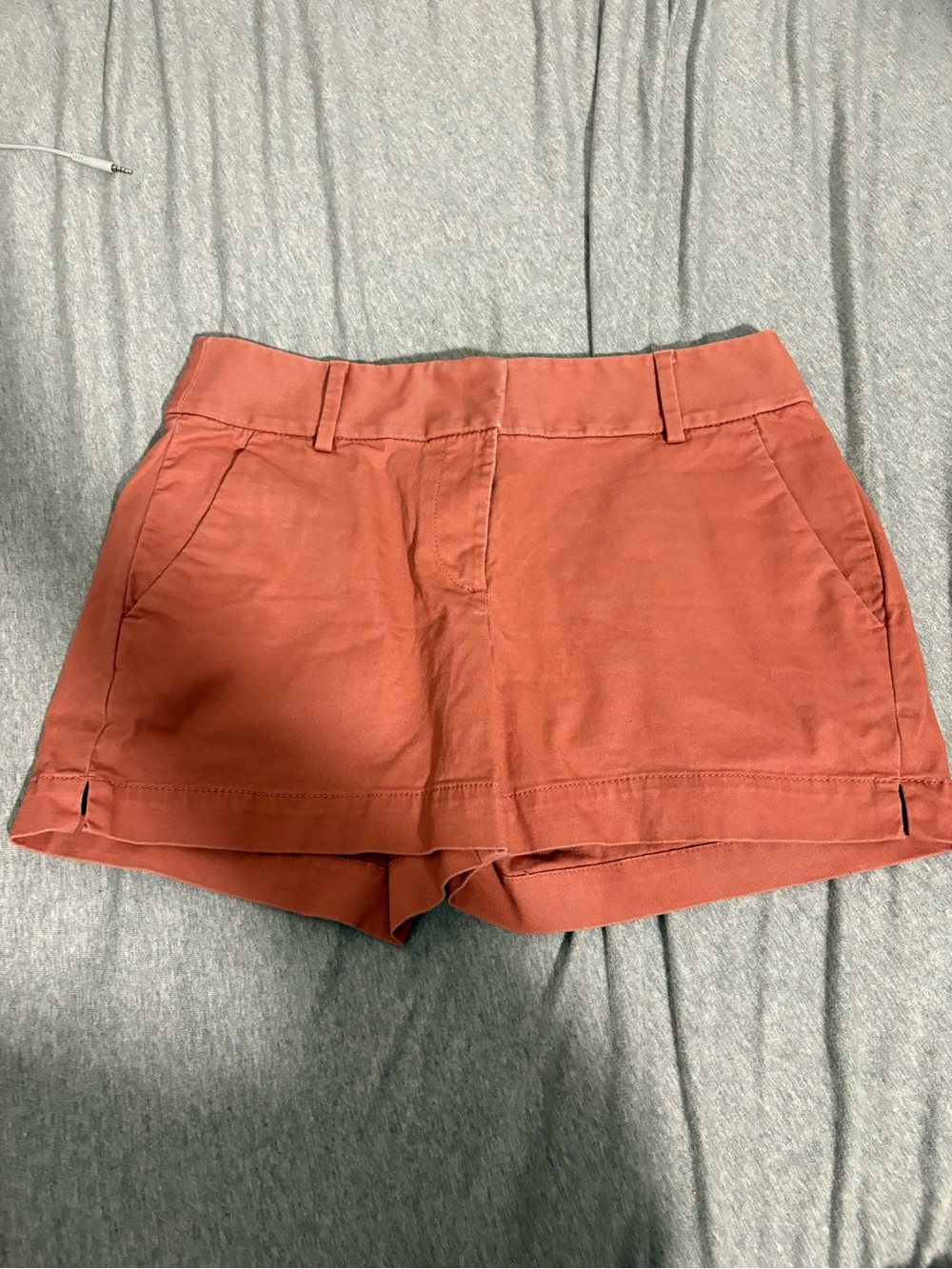 LOFT Rust-Red Chino Shorts